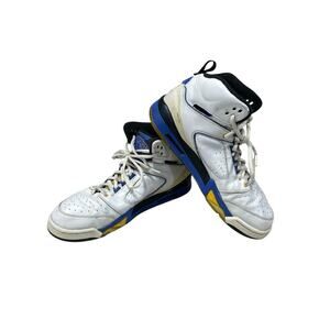 JORDAN Sixty Plus Retro Basketball White, Blue, Yellow 364806-171 Men’s Size 11